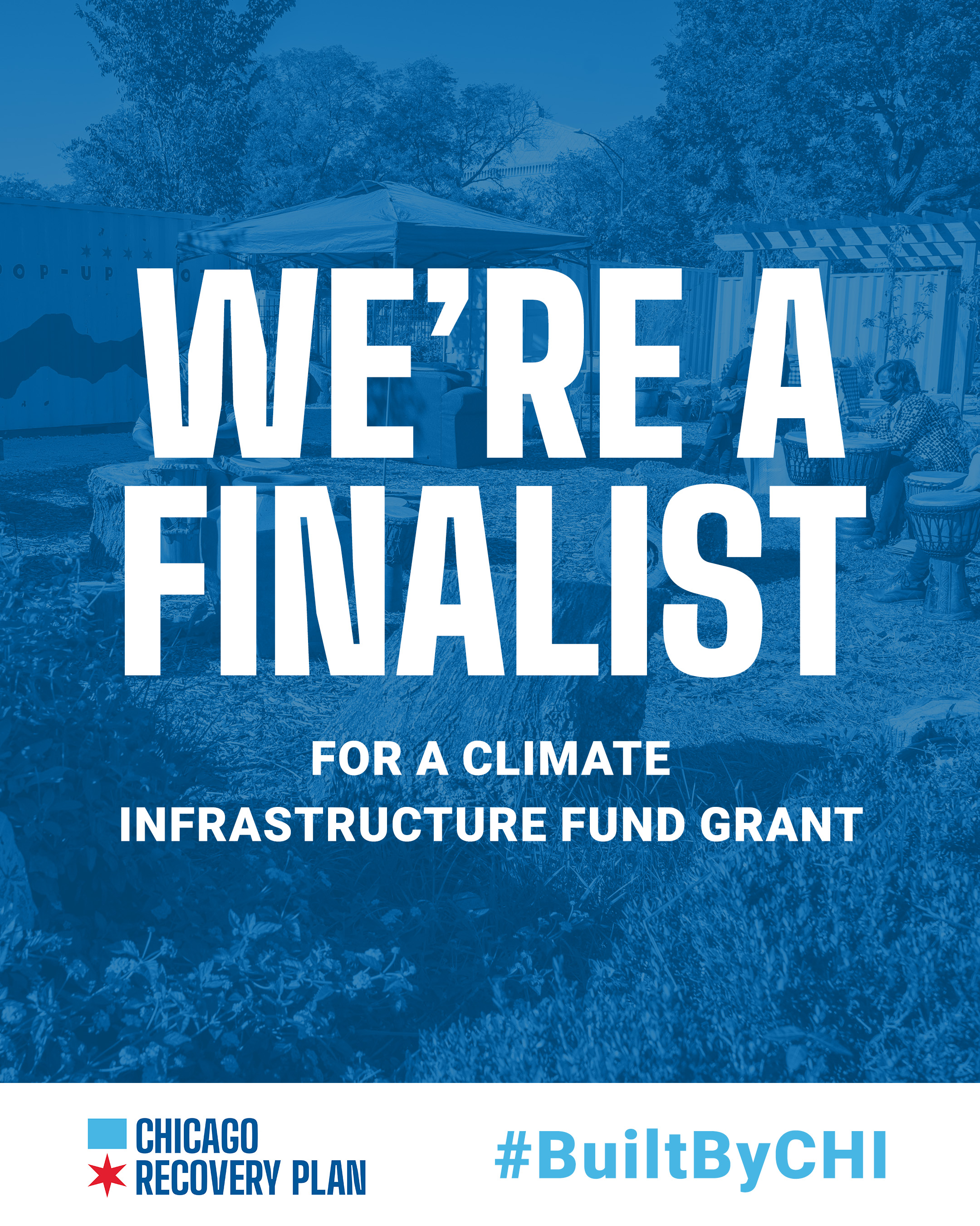 We're a Finalist - Climate Infrastructure Fund Grant 